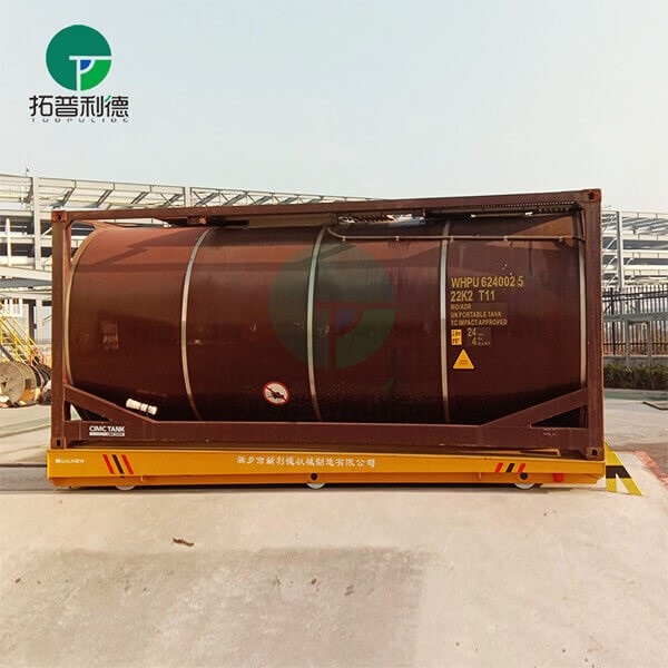 30T Battery Powered Rail Transfer Carts For Heavy Tank Transport