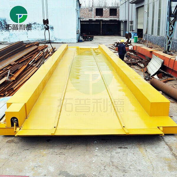 Bay To Bay Heavy Duty Rail Transfer Table 30 Ton Cable Drum Powered