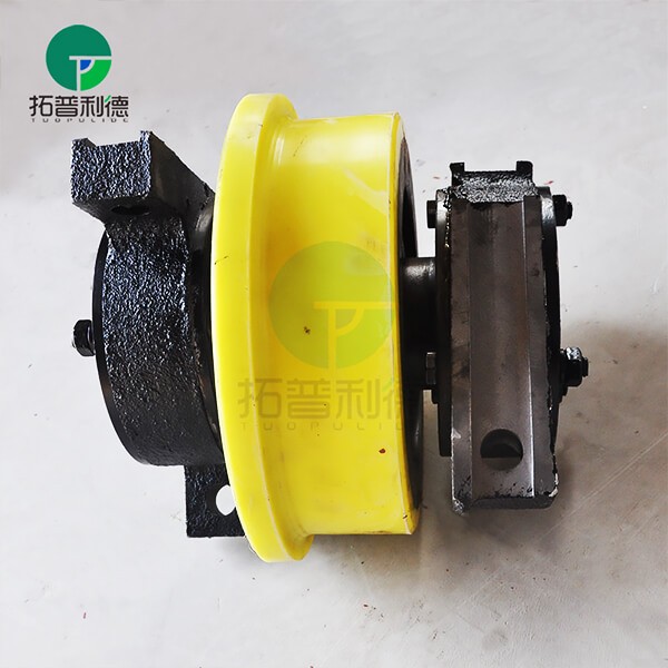 Single Flange Rubber Wheels For Explosion-Proof Rail Transfer Cart