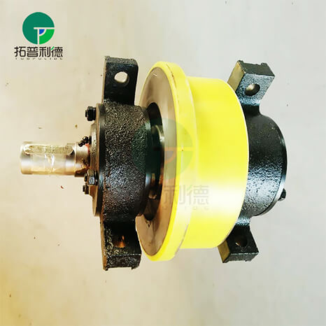 Single Flange Rubber Wheels For Explosion-Proof Rail Transfer Cart