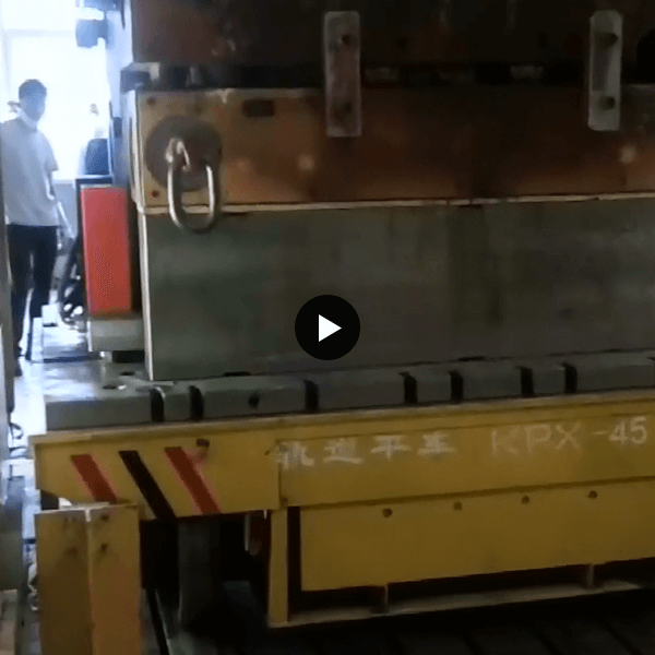 Mould Workshop Motorized Mold Transfer Trolley On Rail