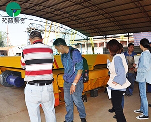 Our Clients From Malaysia To Checked Large Capacity Barge Transfer Carts