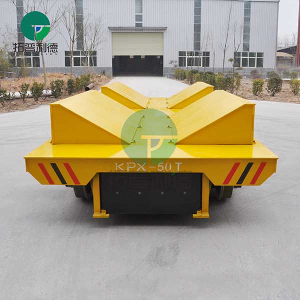 50 Tons Battery Power Aluminum Coil Transfer Trolley For Metal Products Industry