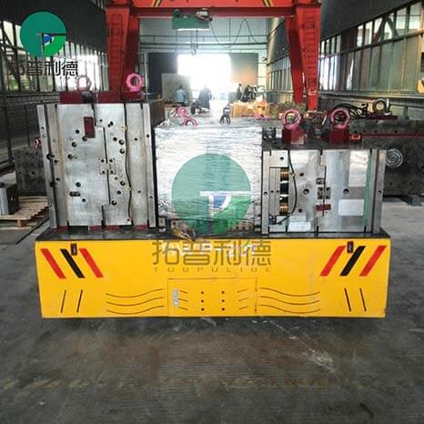 20T Heavy Duty Trackless Mold Handling Cart For Stamping Die Workshop