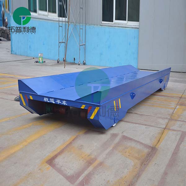 Plastic Industry Pipe Transfer Trolley On Track 10 Tons Electric Driven