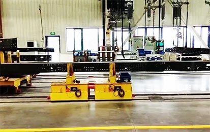 Rail Guided Vehicle RGV For Workshop Cargo Transport