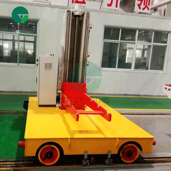 5 Tons Rail Shuttle Cart For Workpieces Transfer