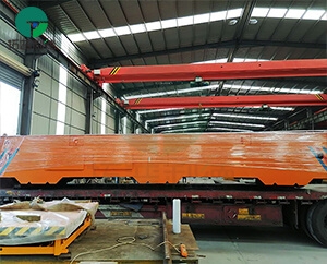 Wharf Rail Transfer Carts Will Delivery To Working Site