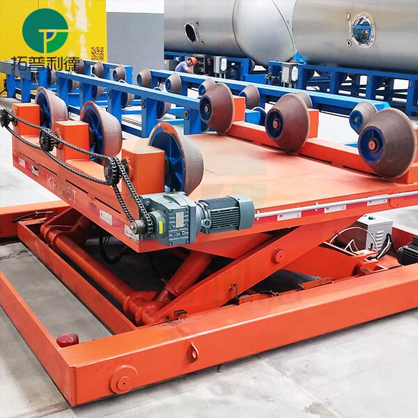 Roller Transfer Cart With Hydraulic Lifting