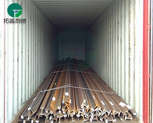 GB 43kg Steel Rail Arrived At Qingdao Port