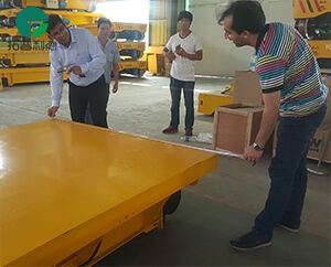 Cable Power Transfer Cart - Customers From Iran