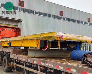 Motorized Railway Transfer Trolley Will Delivery To Customer's Factory