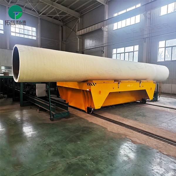 20 Ton Thermal Pipeline Transport Rail Transfer Trolley