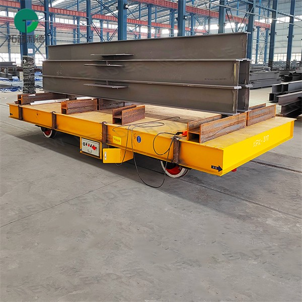 30T Steel Beam Transfer Rail Handling Electric Trolley