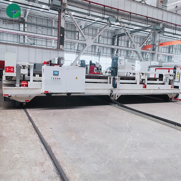 20T Factory Long Table Electric Rail Transfer Cart
