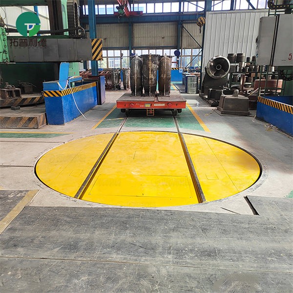 Factory Use Electric Transfer Cart Turntable