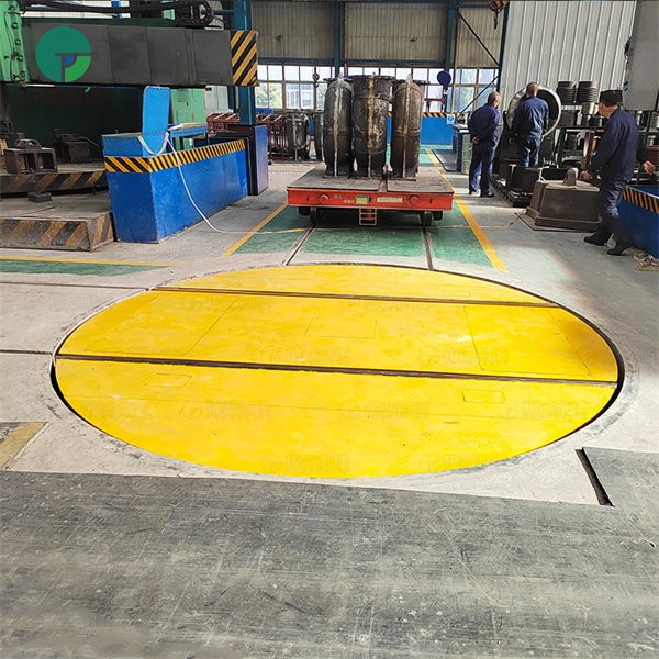 Factory Use Electric Transfer Cart Turntable