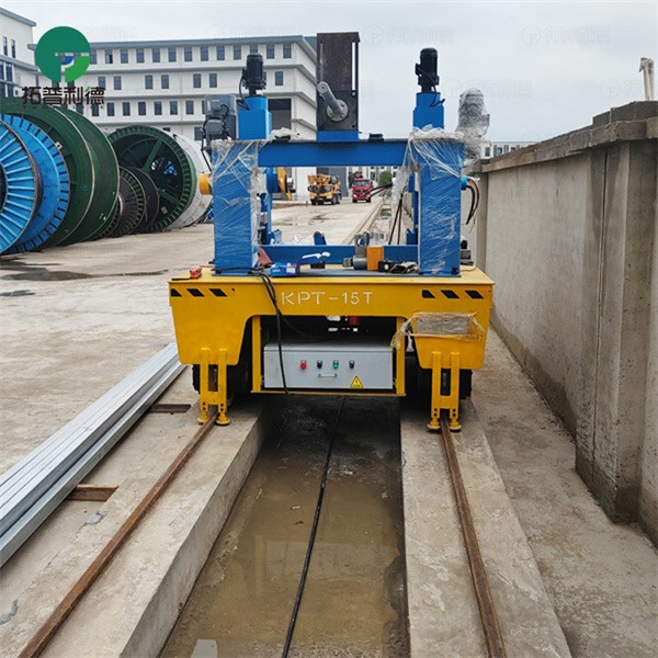 15Ton Towed Cable Power Rail Transfer Cart