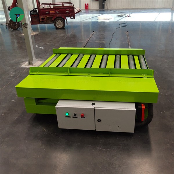 Customized Scissor Lift Dragged Cable Powered Transport Trolley