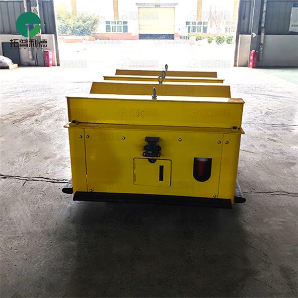 1.5 Ton Steerable Trackless Transfer Trolley With V-frame