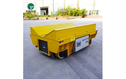 Customized 16T V-frame Coil Rail Guided Vehicle With Turntable