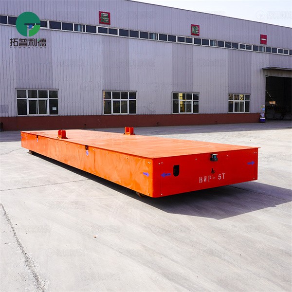 Long Table Steerable 5Ton Trackless Electric Transfer Trolley