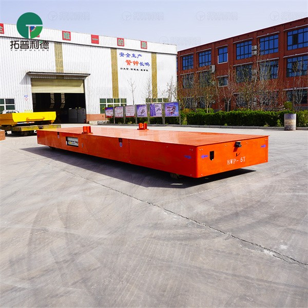 Long Table Steerable 5Ton Trackless Electric Transfer Trolley