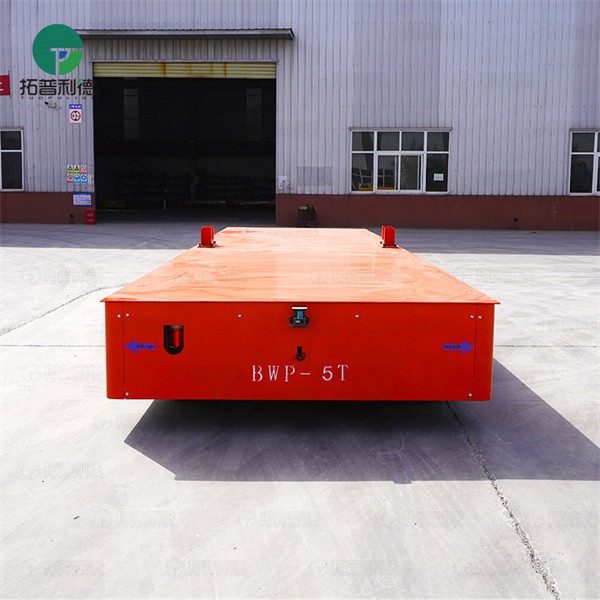 Long Table Steerable 5Ton Trackless Electric Transfer Trolley