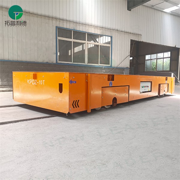 10T Factory Turning Rail Electric Transport Trolley