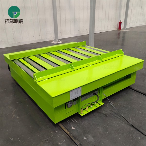 0.5T Warehouse Scissor Lift Rail Electric Transfer Cart