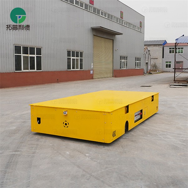 Customized 30Ton High Payload Steerable Trackless Transfer Trolley