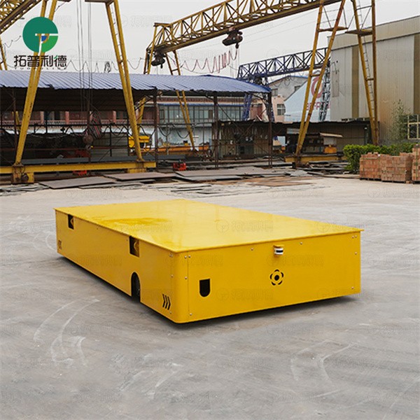 Customized 30Ton High Payload Steerable Trackless Transfer Trolley