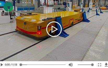 Heavy Duty Warehouse Automatic Rail Guided Vehicle