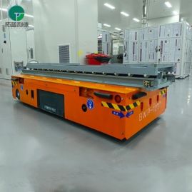 15T Customized Warehouse Steerable Trackless Electric Flat Cart