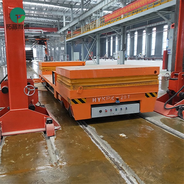 20Ton Hydraulic Lift Factory Battery Operated Rail Transfer Cart