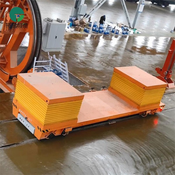 20Ton Hydraulic Lift Factory Battery Operated Rail Transfer Cart