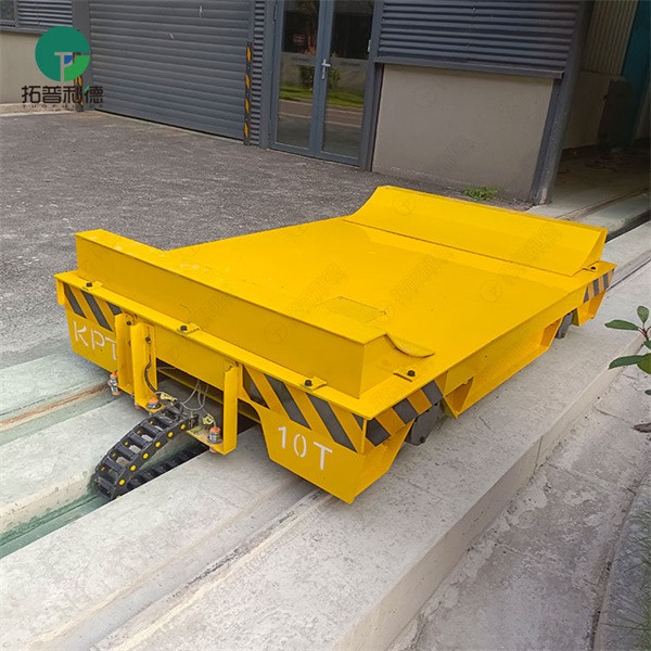 10Ton Customized Warehouse Rail Transfer Carts With V-frame