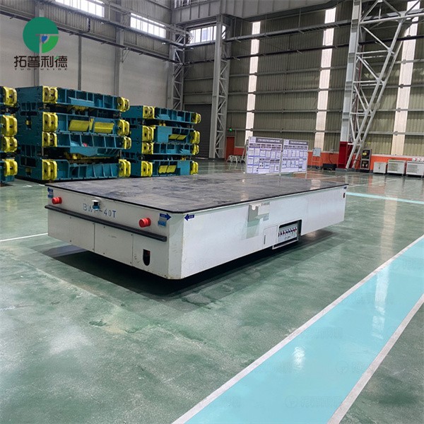 40T Warehouse Steerable Remote Control Mold Trackless Transfer Cart