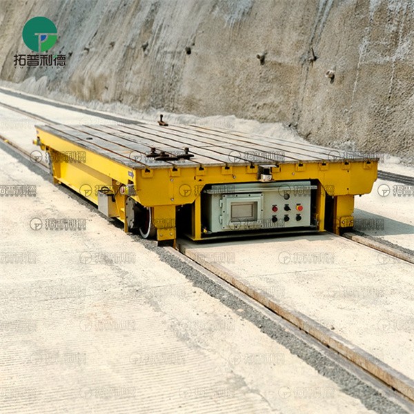 30Ton Factory Battery Operated Rail Transfer Carts With Turntable