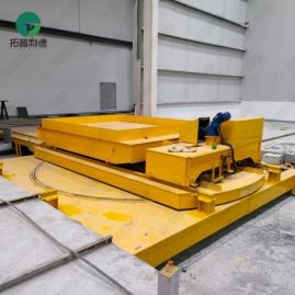 25T Industrial Heavy Duty Rail Transfer Cart With Turntable