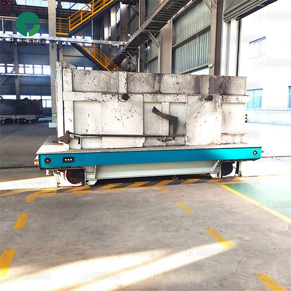 Industrial Vertical And Horizontal Moving Rail Electric Flat Cart