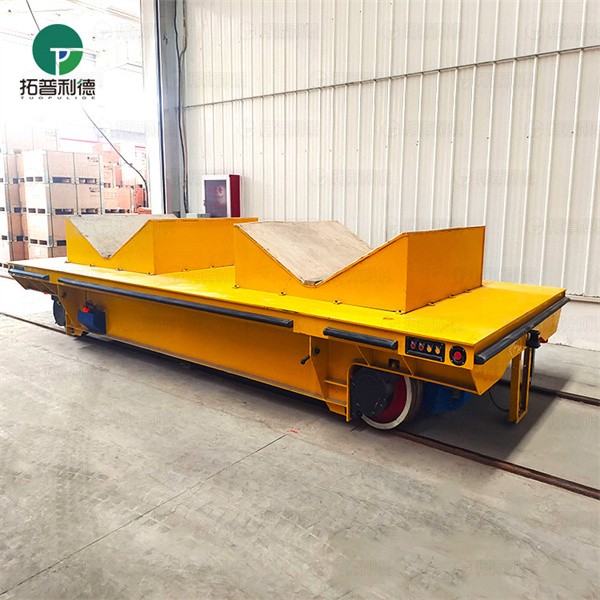 40T High Efficiency Rail Transfer Carts With V-Frame