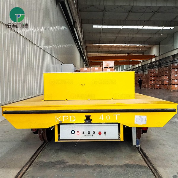 40T High Efficiency Rail Transfer Carts With V-Frame