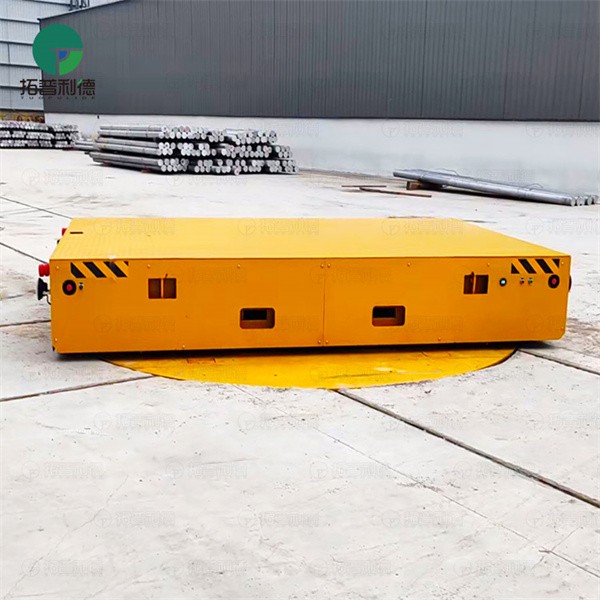 30T High Payload Customized Rail Transfer Cart With Turntable