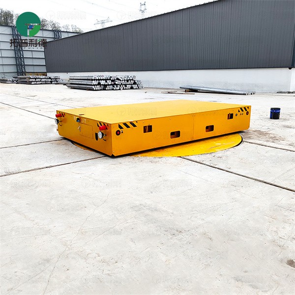 30T High Payload Customized Rail Transfer Cart With Turntable