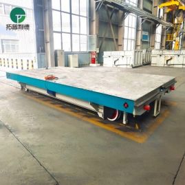 Industrial Vertical And Horizontal Moving Rail Electric Flat Cart