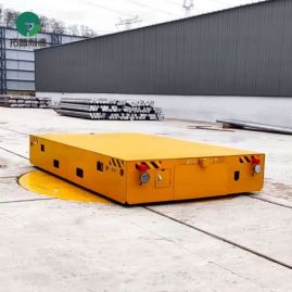 30T High Payload Customized Rail Transfer Cart With Turntable