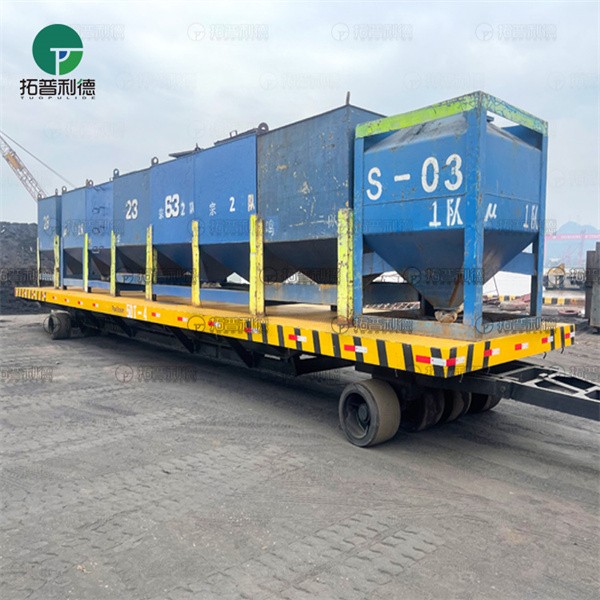 50Ton Customized Warehouse Non-Powered Flatbed Truck