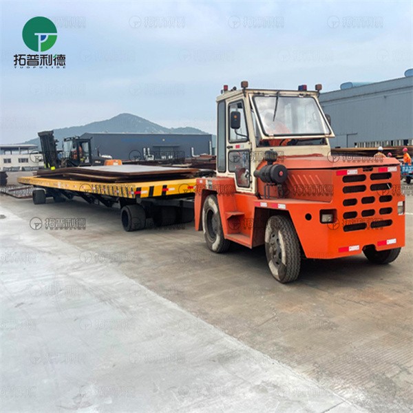 50Ton Customized Warehouse Non-Powered Flatbed Truck