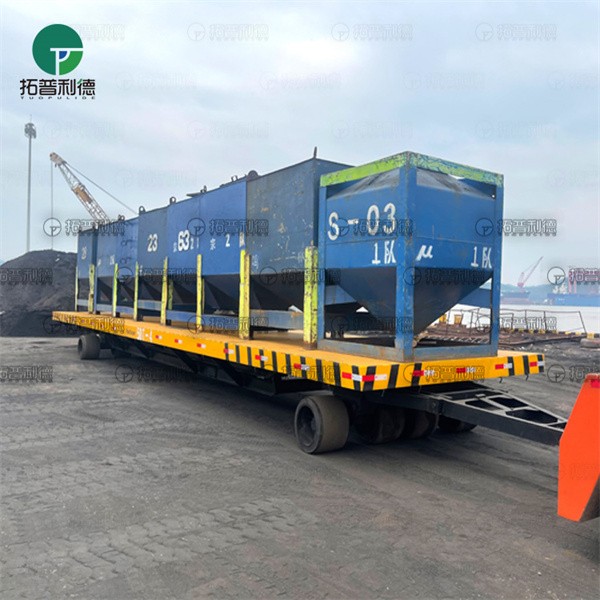 50Ton Customized Warehouse Non-Powered Flatbed Truck